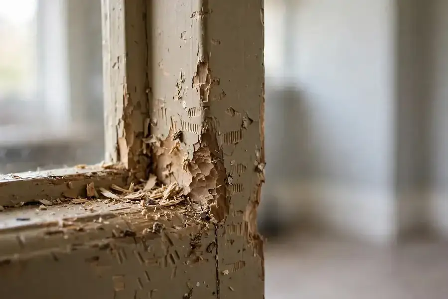 Attic Rodent Removal for Corvallis homes: pest management professional at work on a residential property